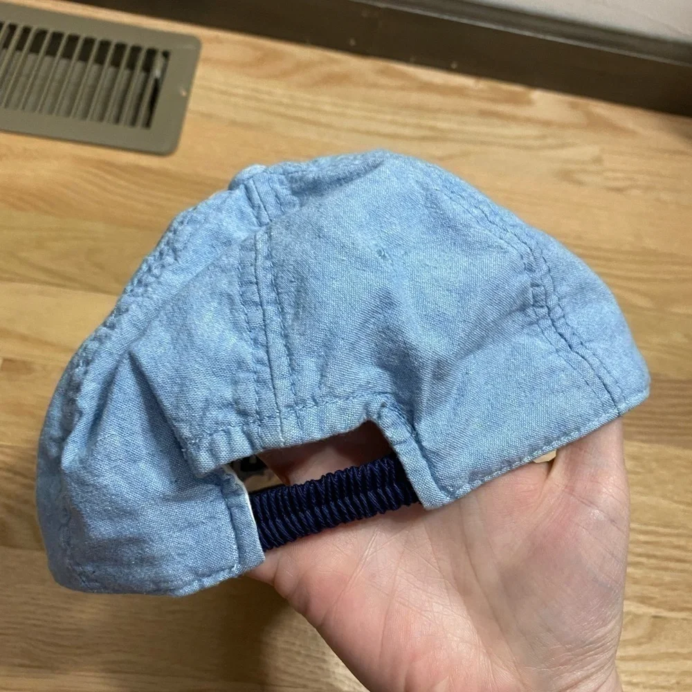Vintage Pooh Denim Hat Cap NWT Blue Winnie Disney